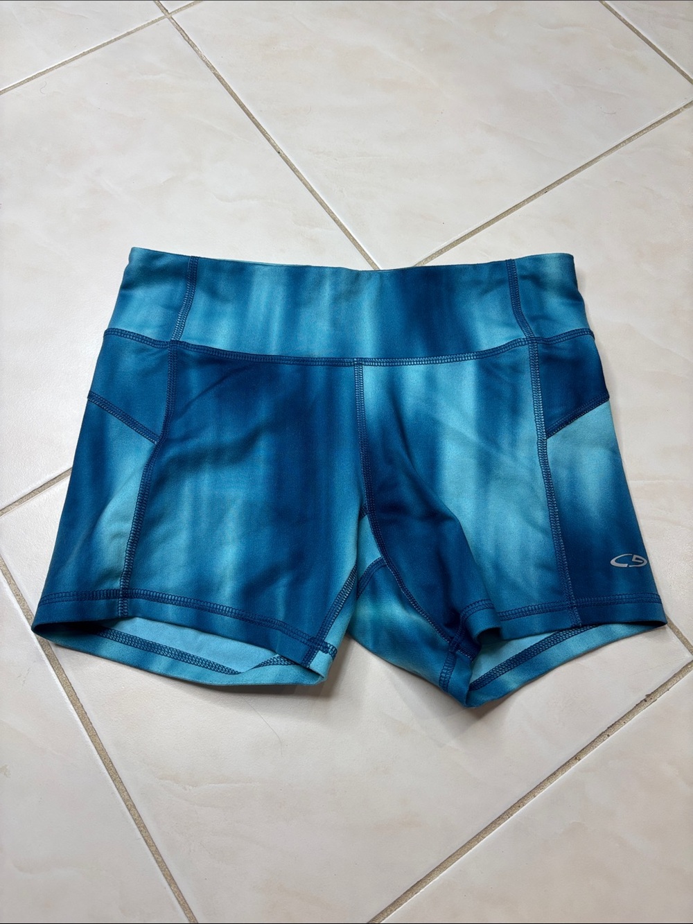 C9 by Champion Blue Gradient Women's Athletic Shorts